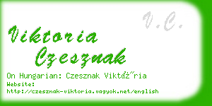 viktoria czesznak business card